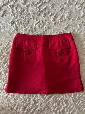 VINTAGE 90s/Y2K Two Roads Cherry Red Cargo Utility Size 10 with Built in Shorts